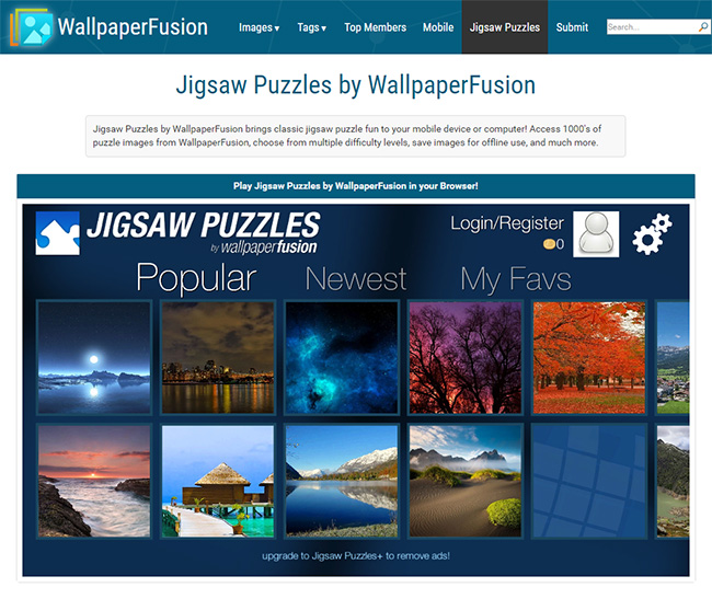 Jigsaw Puzzles by WallpaperFusion