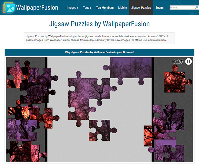 Jigsaw Puzzles by WallpaperFusion