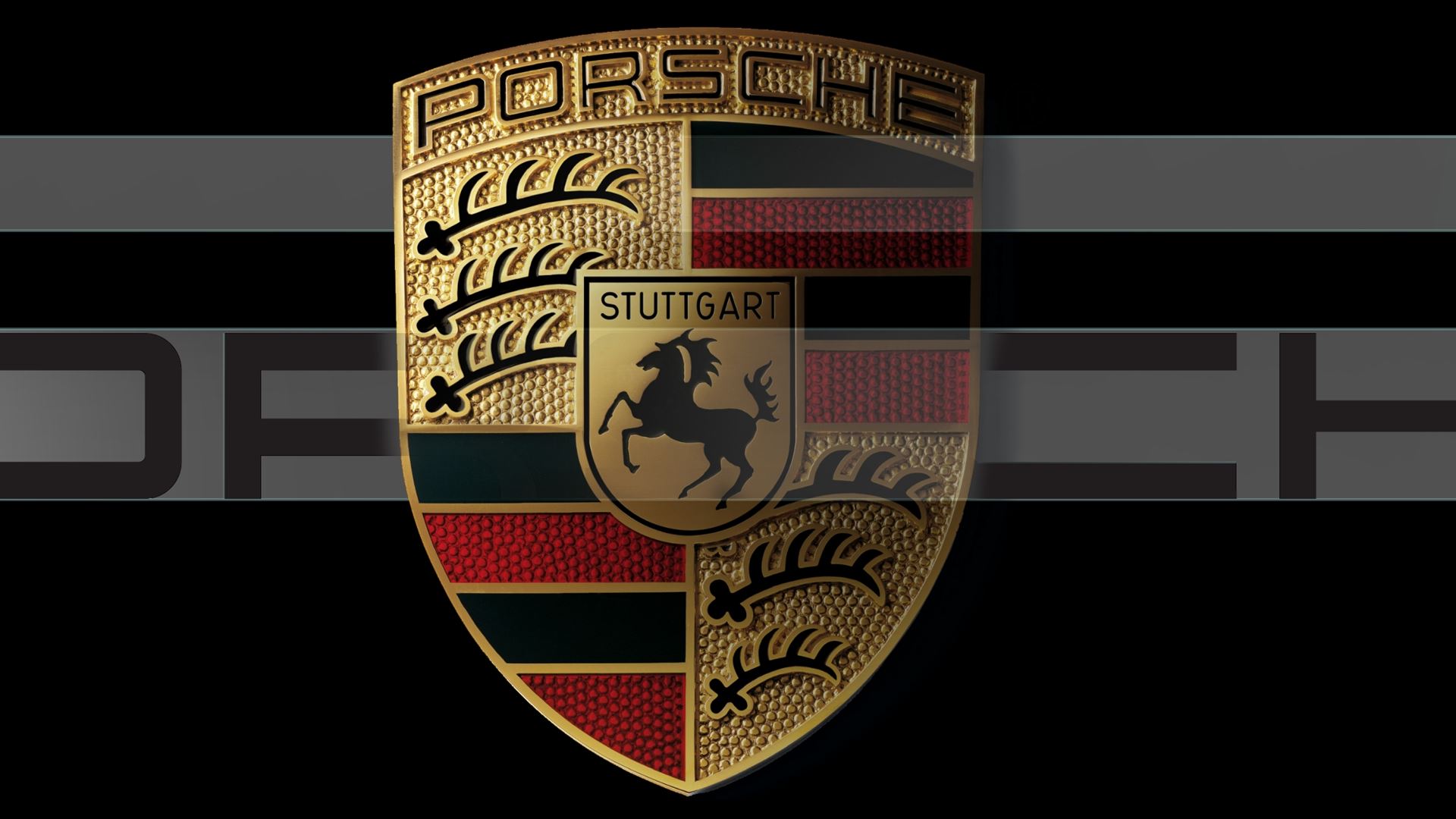 Porsche Logo Tripple Screen • Images • WallpaperFusion by Binary Fortress  Software